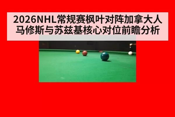 2026NHL常规赛枫叶对阵加拿大人马修斯与苏兹基核心对位前瞻分析